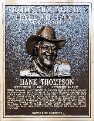 Hank Thompson Hall of Fame Plaque
